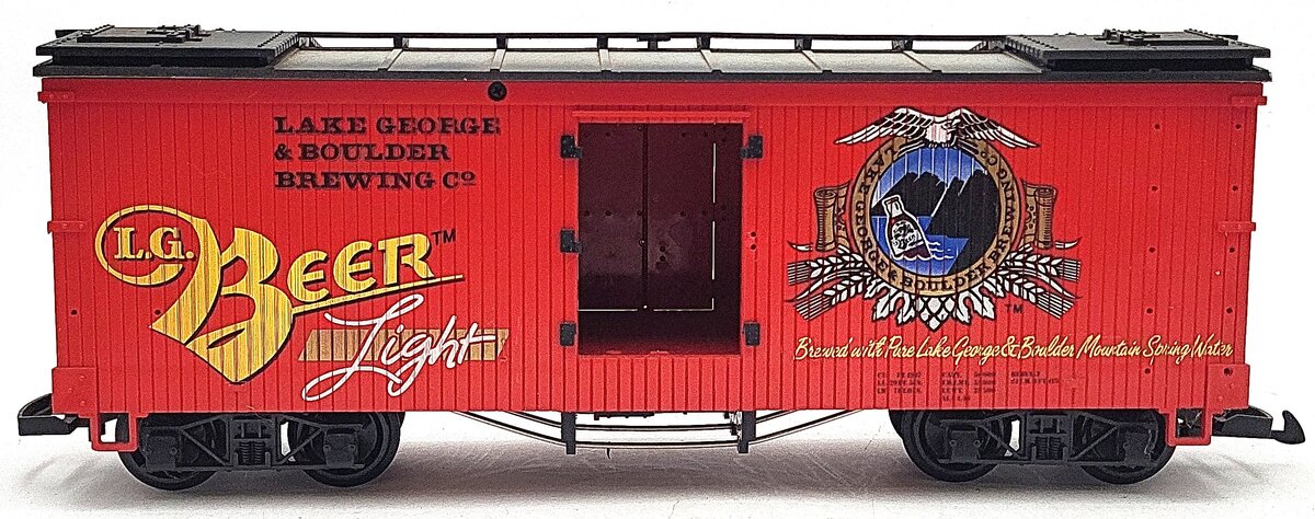 LGB 4472 G Scale Lake George & Boulder Brewing Reefer EX/Box