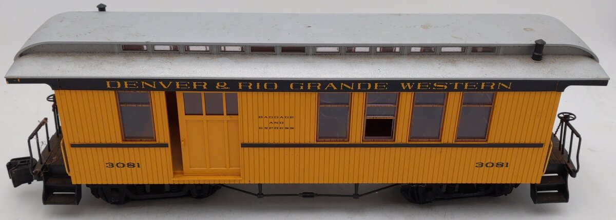 LGB 3081 G Denver & Rio Grande Western Combine Car #3081 VG