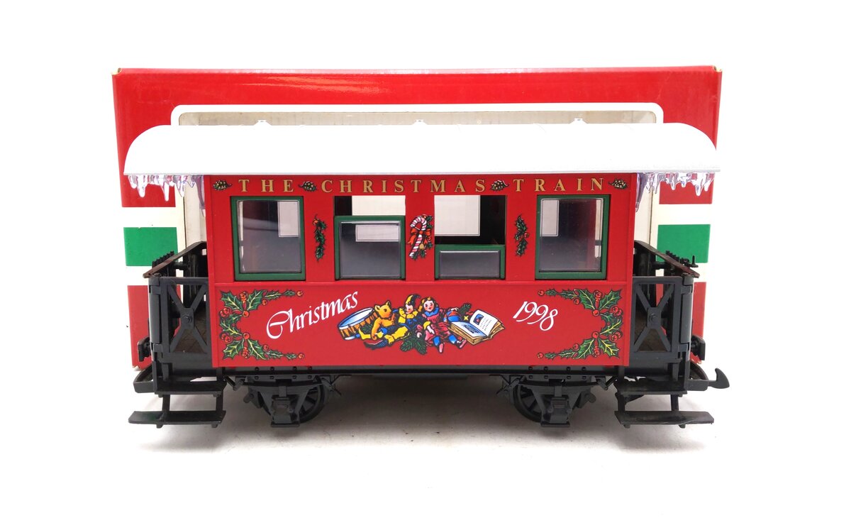 LGB 36078 G 1998 The Christmas Train Passenger Car EX/Box