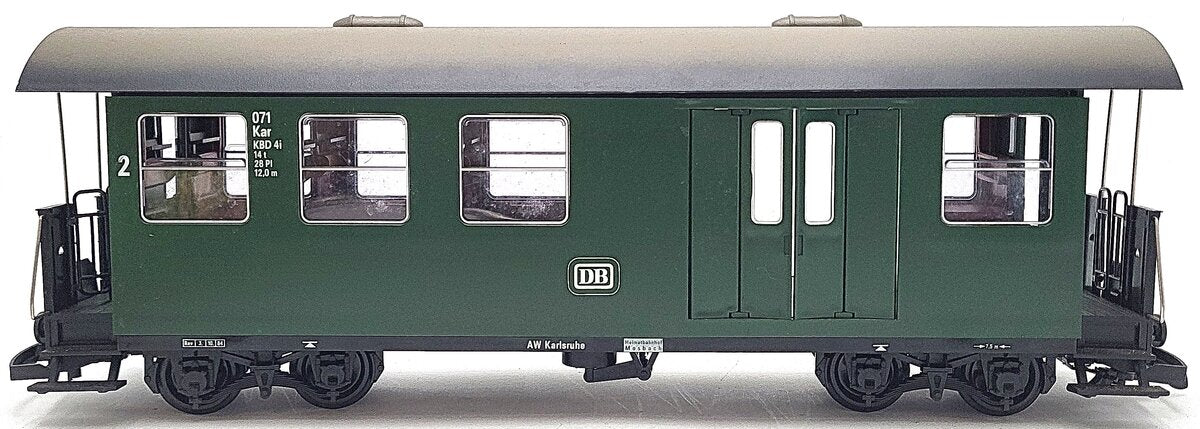 LGB 3071 G Scale DB Green 8-Wheel Passenger Car EX/Box
