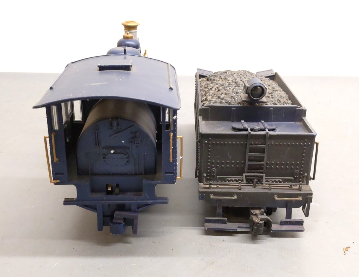 Bachmann 91243 G Scale B&O Royal Blue 4-6-0 Steam Locomotive & Tender VG/Box