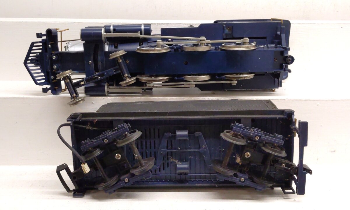Bachmann 91243 G Scale B&O Royal Blue 4-6-0 Steam Locomotive & Tender VG/Box