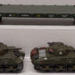 USA Trains R1743 G U.S. Army Flat Car with Tanks #G4944 EX/Box