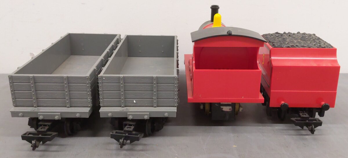 Lionel 8-81014 G Scale James & the Troublesome Trucks Steam Train Set EX/Box