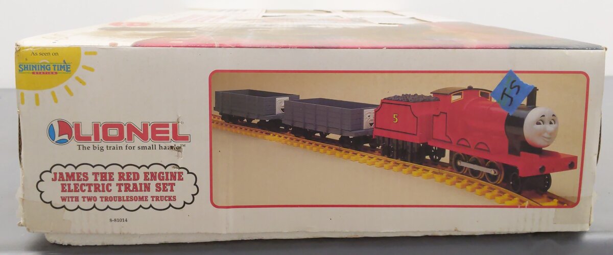 Lionel 8-81014 G Scale James & the Troublesome Trucks Steam Train Set EX/Box