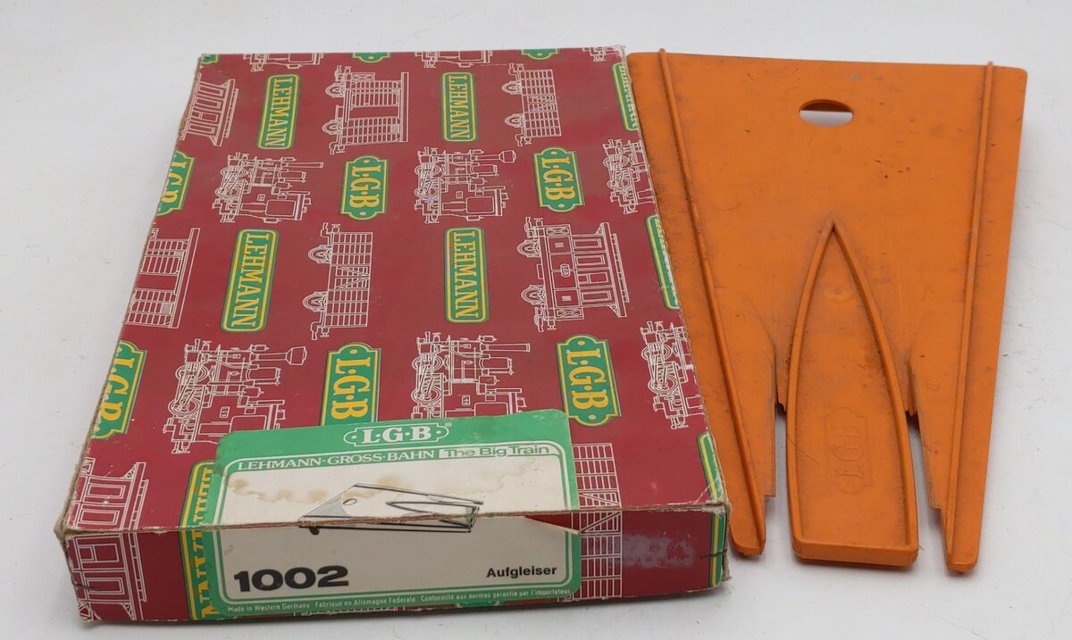 LGB 1002 G Scale Orange Car Re-Railer Ramp VG/Box