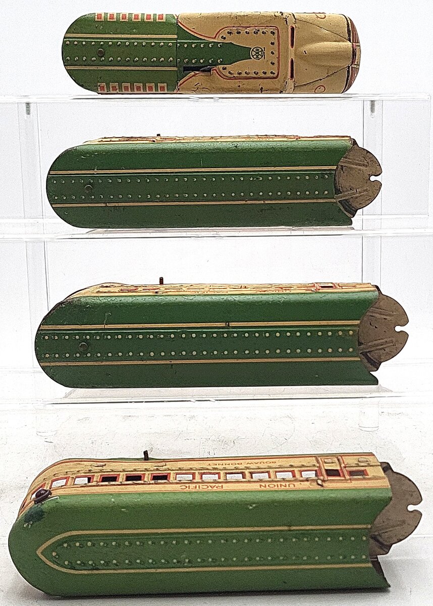 Marx M10005 Vintage O Union Pacific Tinplate Multi Unit Streamliner VG