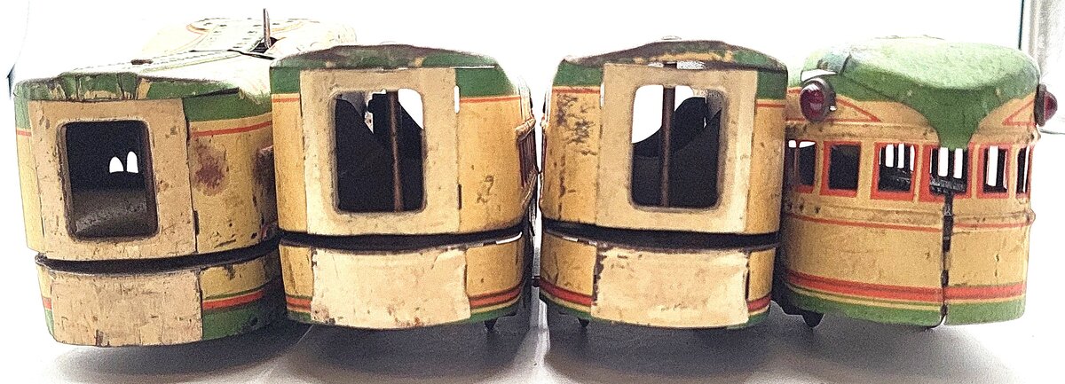 Marx M10005 Vintage O Union Pacific Tinplate Multi Unit Streamliner VG