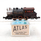 Atlas 2186 N Scale 0-6-0 Custom Weathered Saddle Tank Switcher Steam Locomotive/Box