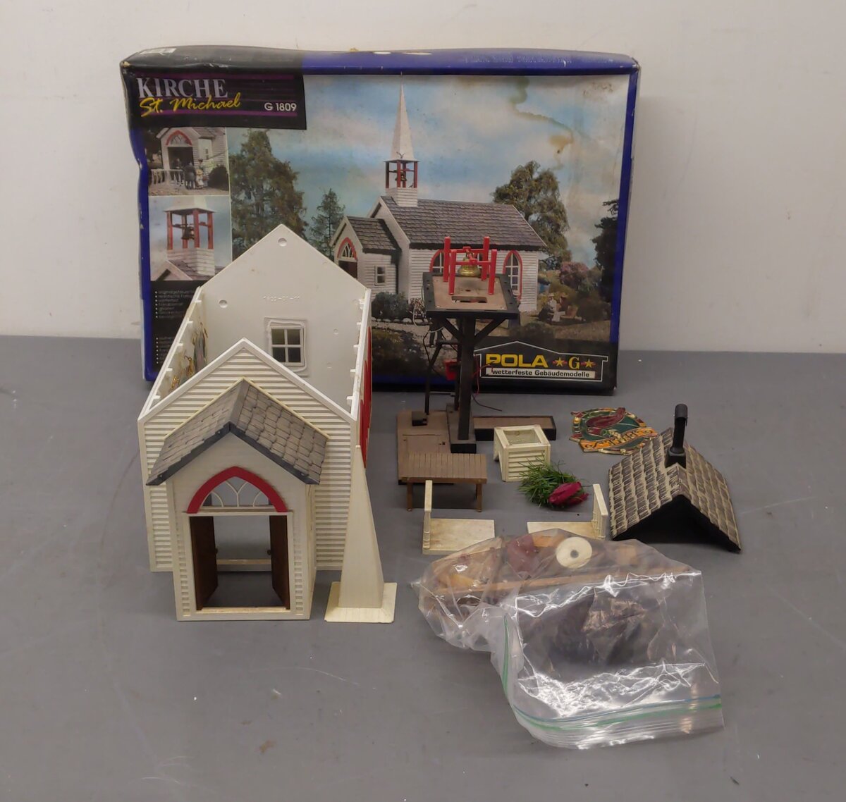 Pola G1809 St. Michael's G Scale Church Building - Assembled EX/Box
