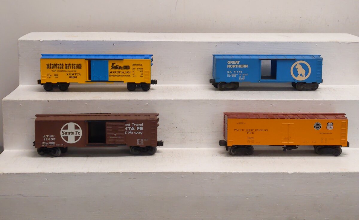 KMT Vintage O Freight Cars # 71470, 46201, 12955 & 00001 [4] EX