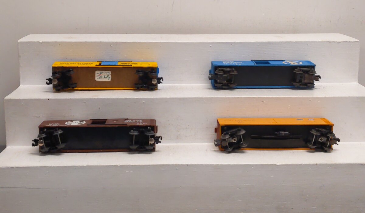 KMT Vintage O Freight Cars # 71470, 46201, 12955 & 00001 [4] EX