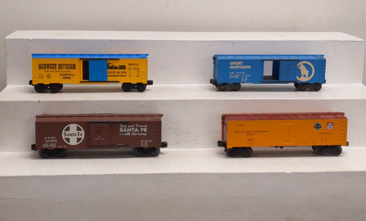 KMT Vintage O Freight Cars # 71470, 46201, 12955 & 00001 [4] EX