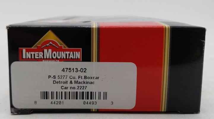 InterMountain 47513-02 HO D&M P-S 5277 Cu.Ft. Exterior-Post Boxcar #2227 LN/Box