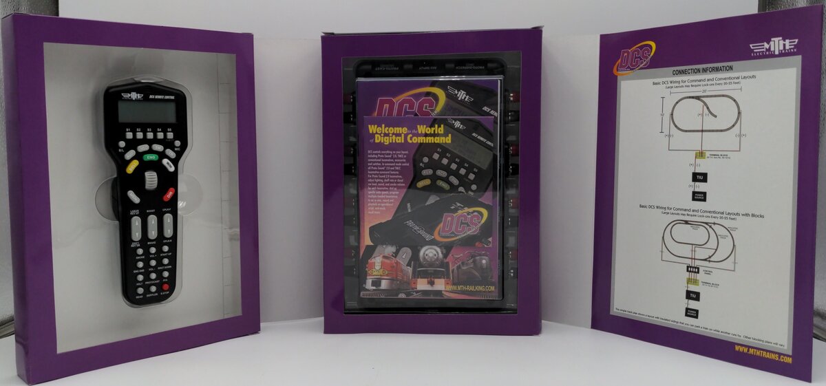 MTH 50-1001 O DCS Remote Control and DCS TIU Set EX/Box