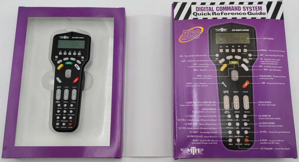 MTH 50-1001 O DCS Remote Control and DCS TIU Set EX/Box