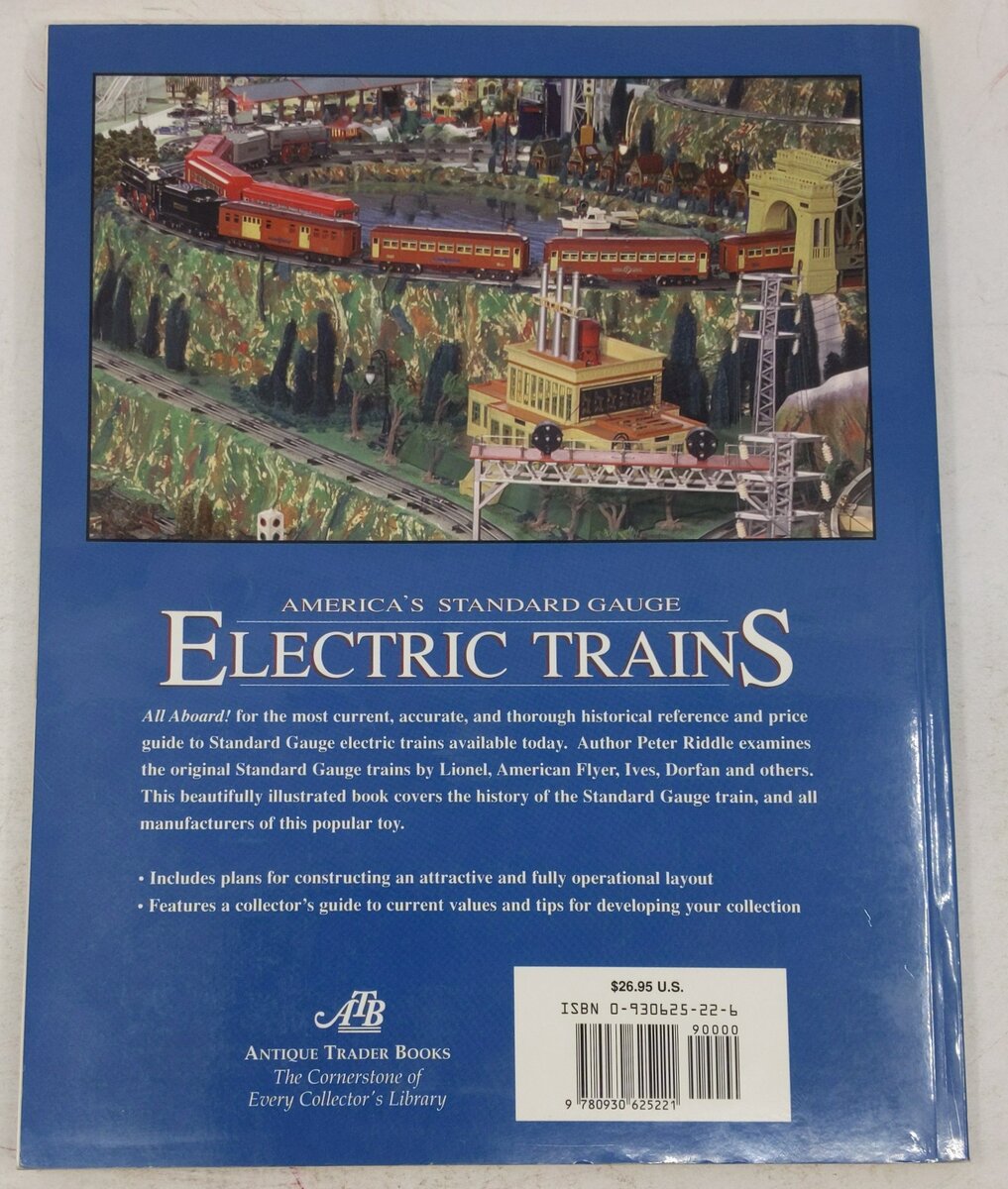 America's Standard Gauge Electric Trains Paperback Book By Peter H. Riddle VG