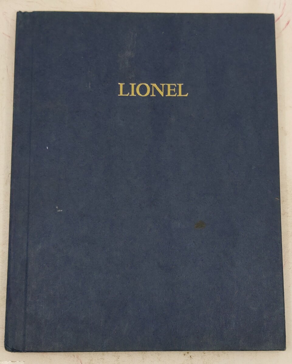 Lionel: A Collector's Guide and History Vol.2 Hardcover Book VG