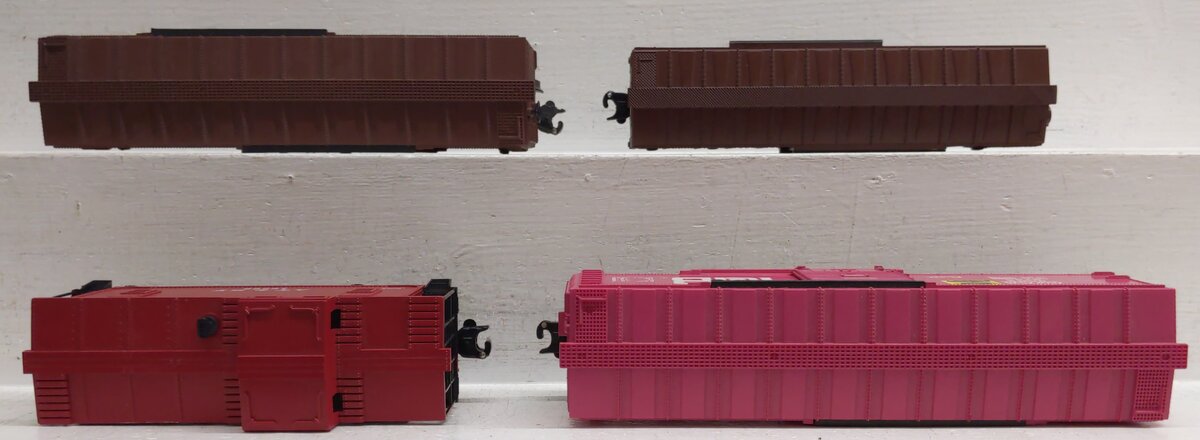 Lionel and Other O Gauge Assorted Freight Cars: 6031, 19204, 9744, 16568 [4] VG