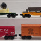 Lionel O Gauge Assorted Freight Cars: 16664, 9345, 9745, 9013 [4] VG