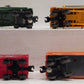 Lionel O Gauge Assorted Freight Cars: 16664, 9345, 9745, 9013 [4] VG