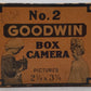 Goodwin No. 2 Vintage Box Camera EX/Box