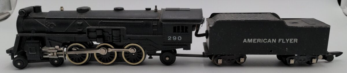 American Flyer 290 Vintage S 4-6-2 Die-Cast Steam Locomotive & Tender #290 VG