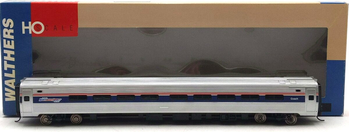 Walthers 932-6203 HO Scale Amtrak 85' Amfleet II Coach Passenger Car LN/Box