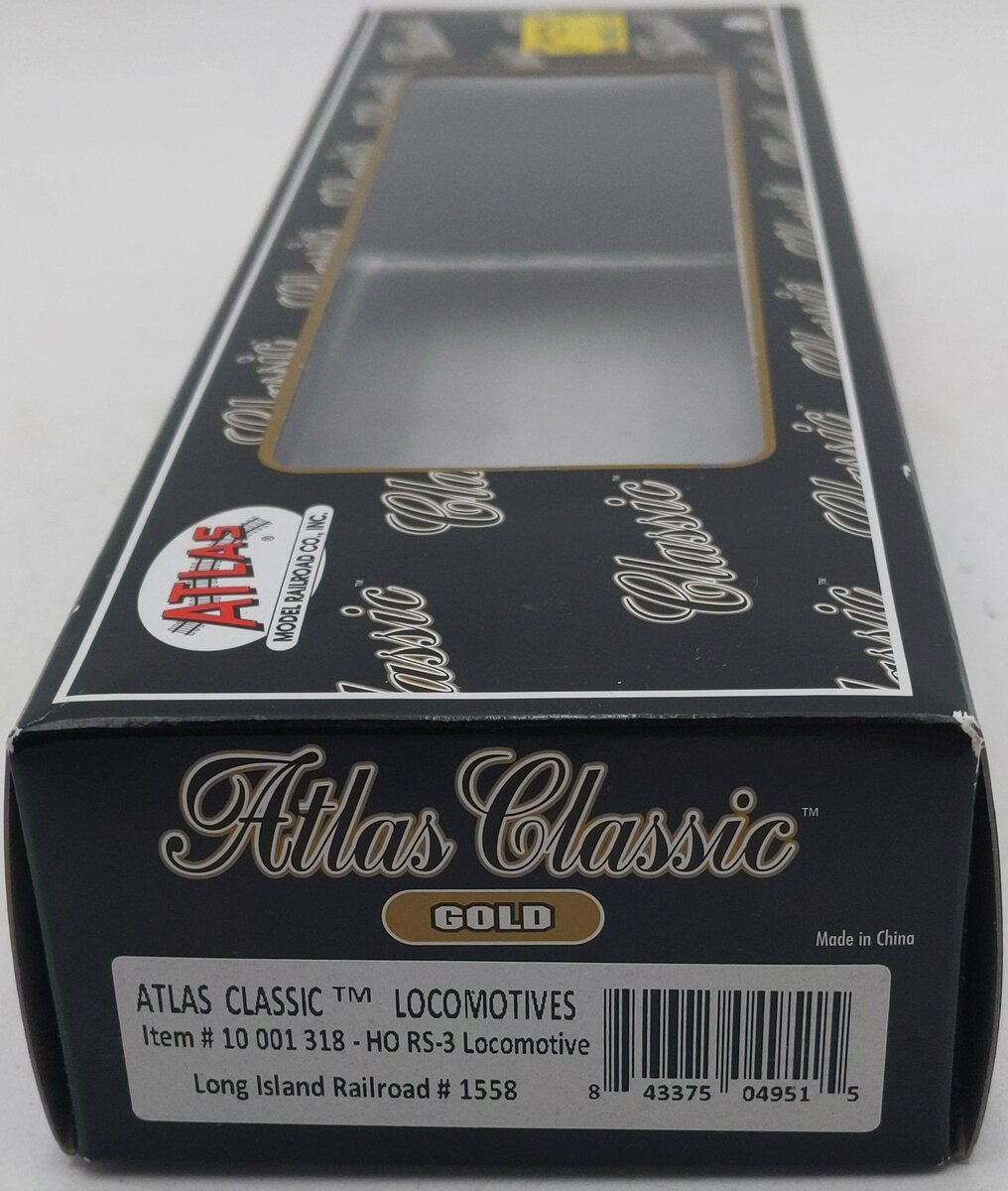 Atlas 10001318 HO Long Island RS-3 Diesel Locomotive #1558 w/Sound