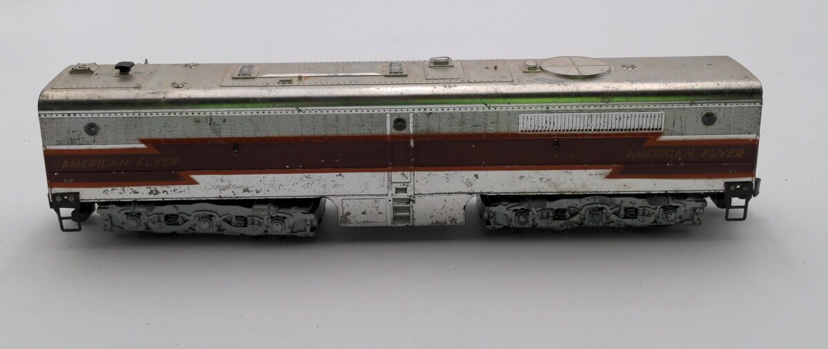 American Flyer 478 VIntage S Silver Flash Non-Powered B-Unit VG