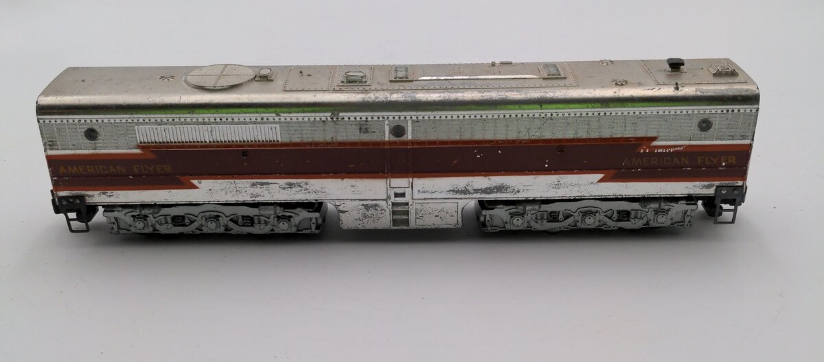 American Flyer 478 VIntage S Silver Flash Non-Powered B-Unit VG