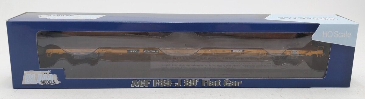 BLMA Models 51038 HO Scale RTTX ACF F89-J 89' Flatcar #601344