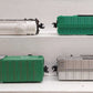 Lionel O Gauge Assorted Freight Cars: 6-9701, 6-16251, 6-16113, 6-9603 [4] VG/Box