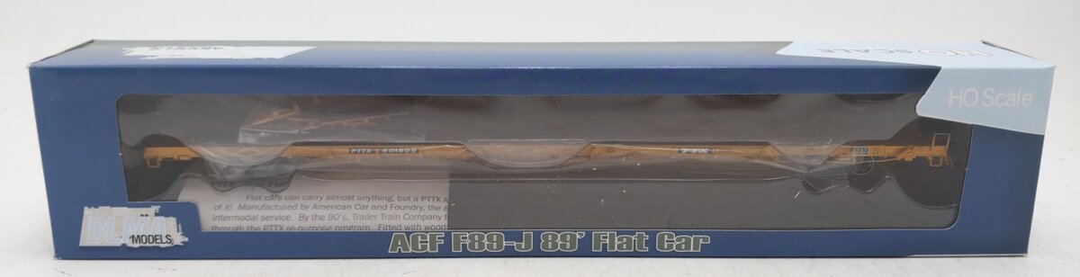 BLMA Models 51025 HO Scale RTTX ACF F89-J 89' Flatcar #601809