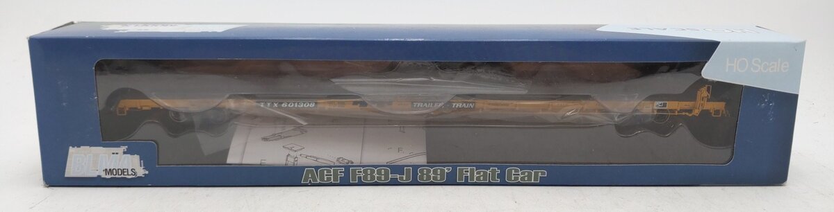 BLMA Models 51022 HO Scale RTTX ACF F89-J 89' Flatcar #601308