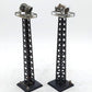 Marx 416A Vintage O Metal Dual Floodlight Tower (2)