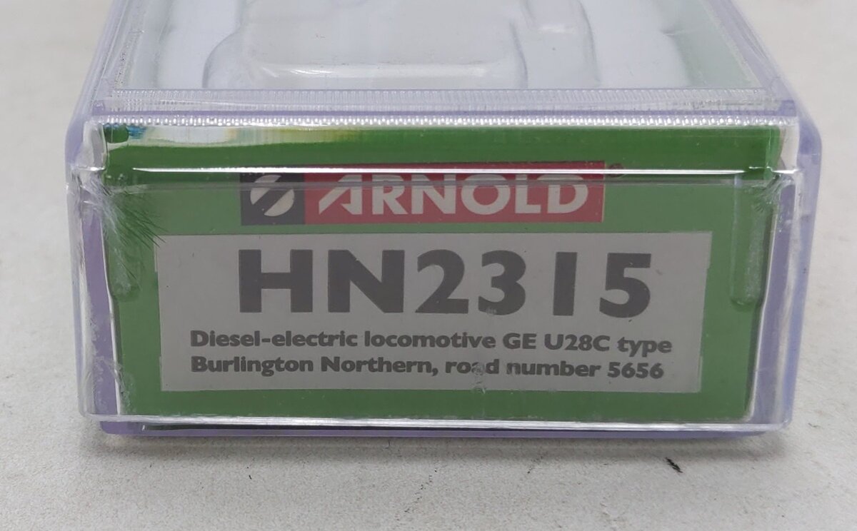 Arnold HN2315 N Burlington Northern U28C GE Diesel Locomotive DCC Ready #5656