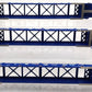 Atlas 20004609 HO BNSF (SFLC) 53' Articulated Well Cars (Blue/White/Red) #9059