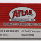 Atlas 20004609 HO BNSF (SFLC) 53' Articulated Well Cars (Blue/White/Red) #9059