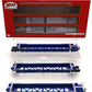 Atlas 20004609 HO BNSF (SFLC) 53' Articulated Well Cars (Blue/White/Red) #9059