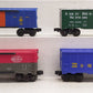 K-Line O Gauge Assorted Freight Cars: K6418, K5120, K642902, K644602 [4] VG/Box