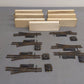 Gilbert Vintage HO Scale Right & Left Hand Switches # 34621, HO621 & 34620 [7] EX/Box