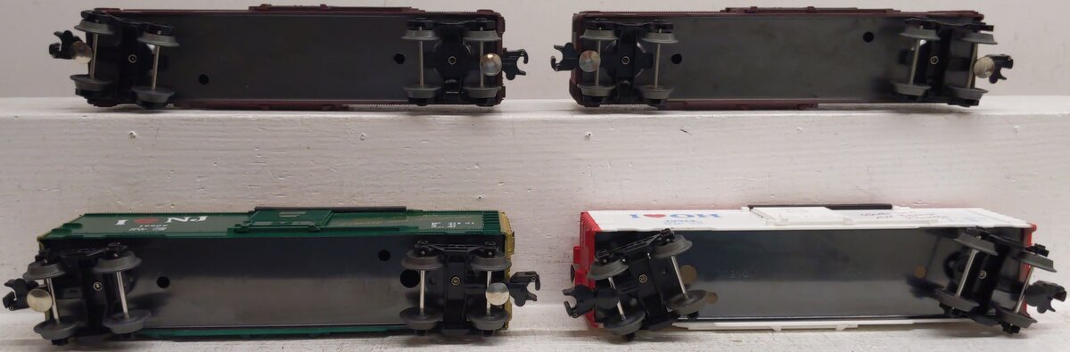 Lionel O Assorted Boxcars: 19909, 19912, 19906 [4] LN/Box