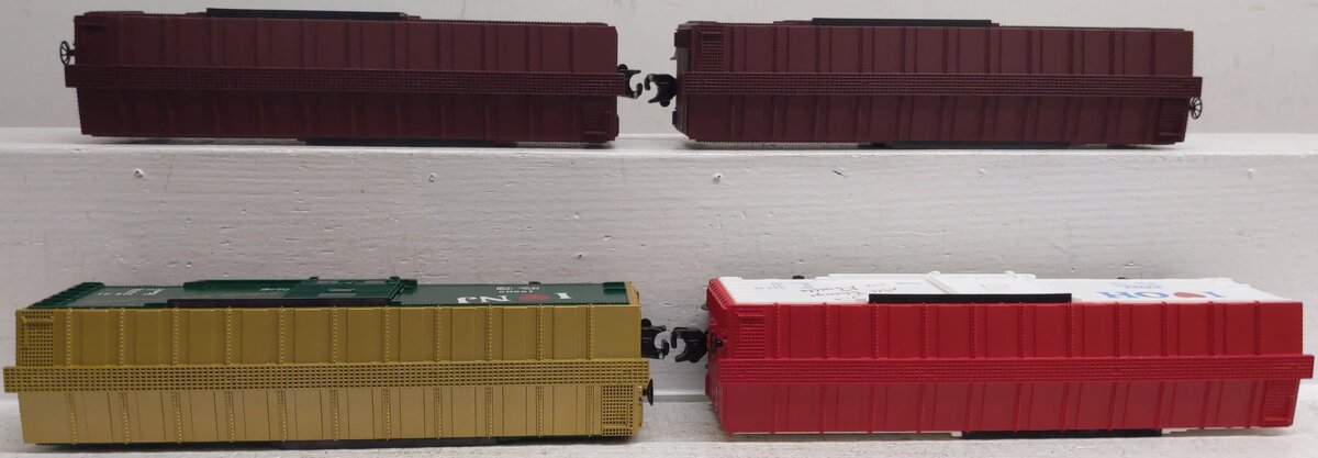 Lionel O Assorted Boxcars: 19909, 19912, 19906 [4] LN/Box