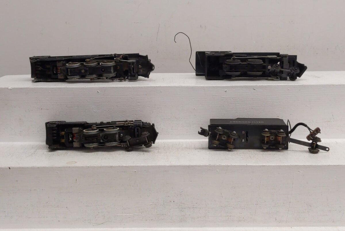 American Flyer Vintage S Postwar Steam Locomotives #L2001, 27 & 322 & Tender [4]