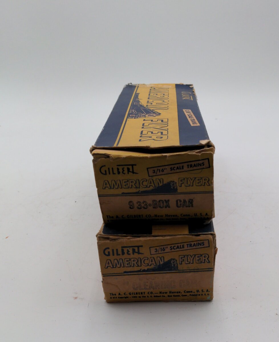 American Flyer Vintage S Postwar Freight Cars # 933, 916, 934, 948 & 631 [5] EX