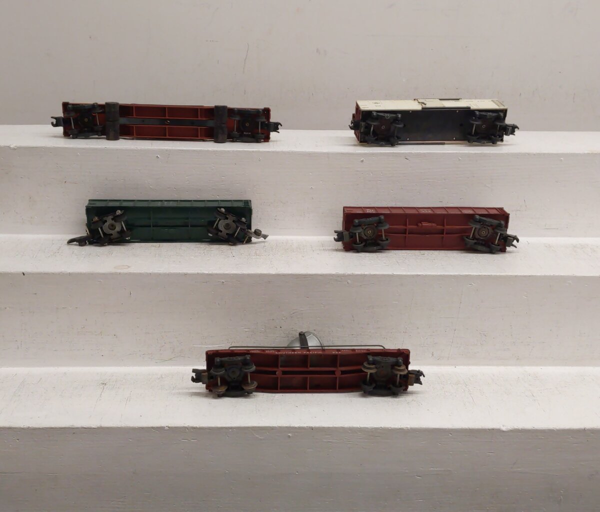 American Flyer Vintage S Postwar Freight Cars # 933, 916, 934, 948 & 631 [5] EX