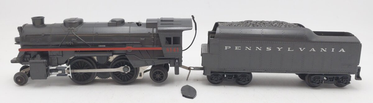 Lionel 6-8141 O Gauge Pennsylvania 2-4-2 Steam Locomotive & Tender #8141