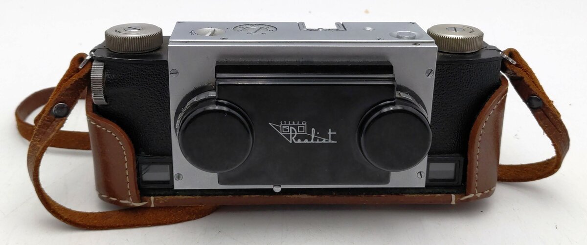 David White Stereo Realist f/3.5 Film Camera w/Case EX
