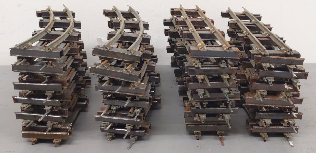 American Flyer Vintage S Postwar Track Sections # 700 & 702 (4 Boxes of 12)/Box